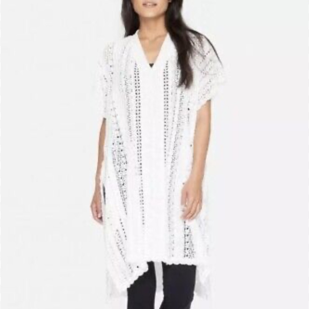🤍JOHNNY WAS White Lace Kaftan Cover-Up